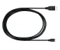 Preview: DINIC USB Kabel Micro B Stecker auf USB A Stecker, schwarz, DINIC Polybag, 1m